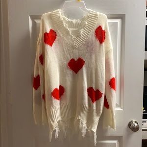 Heart sweater